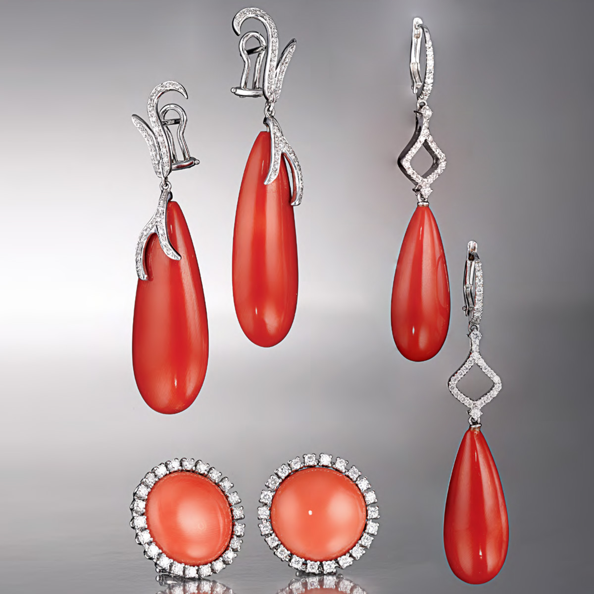 Orecchini Corallo - Coral earrings